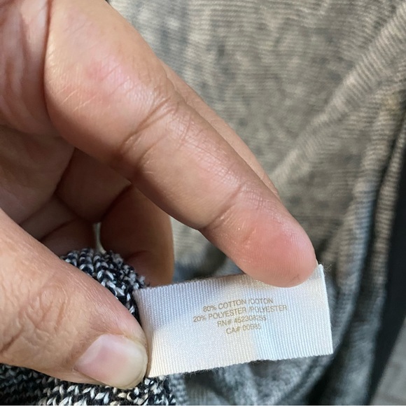 Skin White & Black Casual Cardigan - Picture 6 of 11